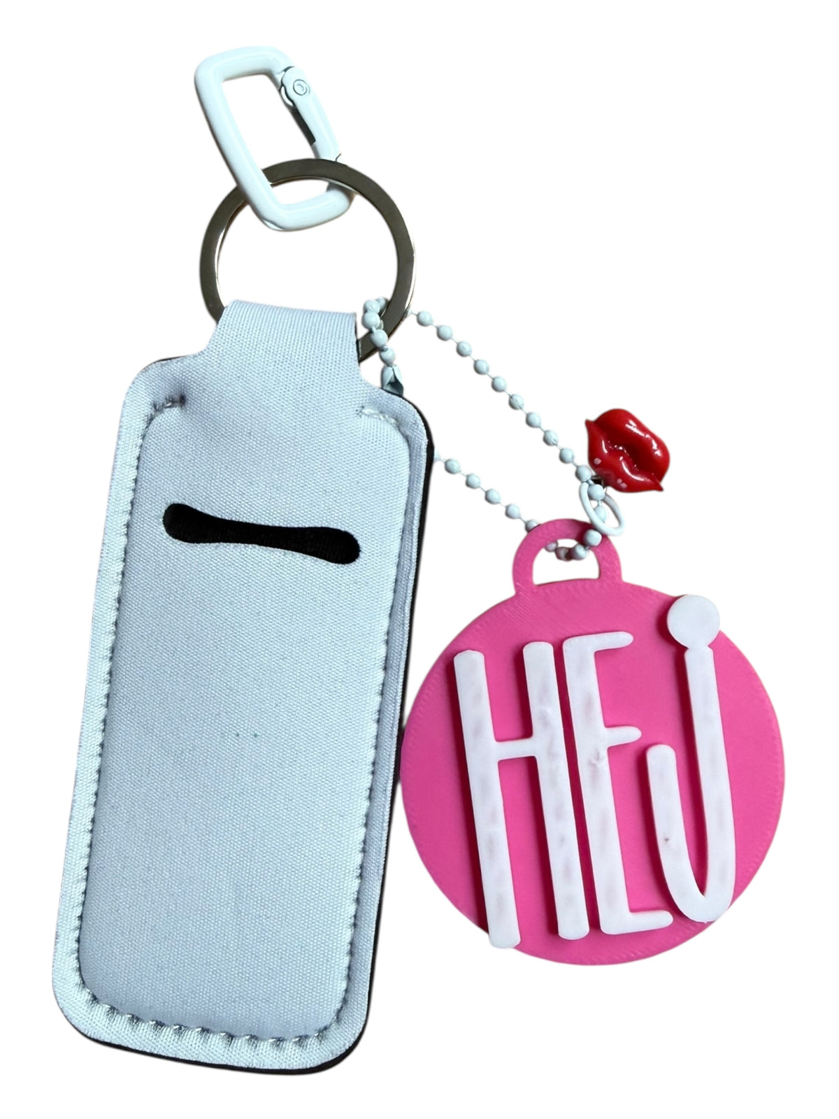 Lip care pendant, bag charm