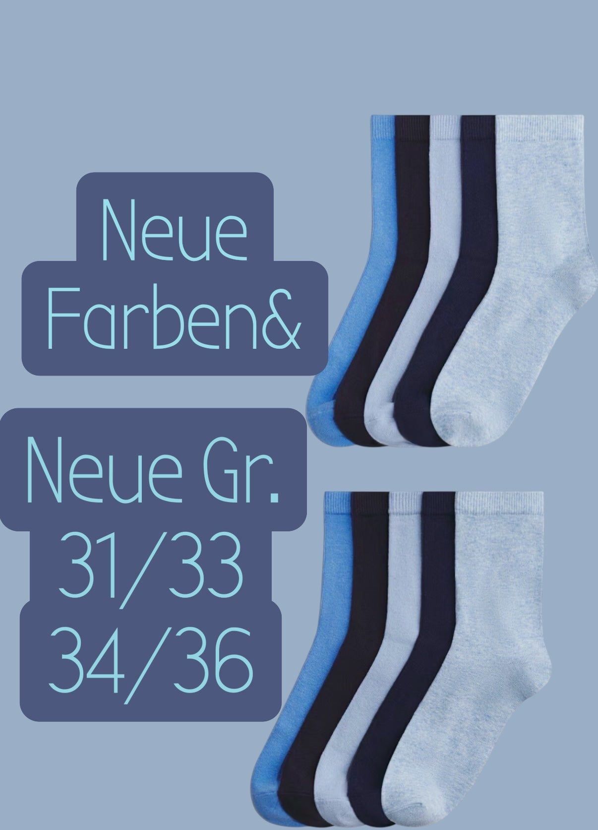 Personalisierte Schulkind-Socken aus Bio-Baumwolle – Größe 31/33 / 34/36