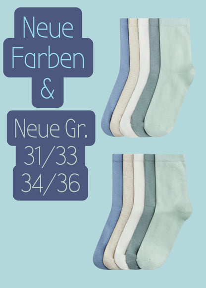 Personalisierte Schulkind-Socken aus Bio-Baumwolle – Größe 31/33 / 34/36