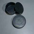 Mystische Jesin-Dose in Weiß / schwarz & Gold – Sternzeichen Untersetzter| Handgegossen & Handbemalt