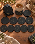 Zodiac Sign Set - Coasters and Tea