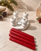 Advent to Go - Adventskerzenhalter für 4 Kerzen – handgegossen