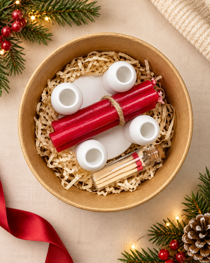Advent to Go - Adventskerzenhalter für 4 Kerzen – handgegossen