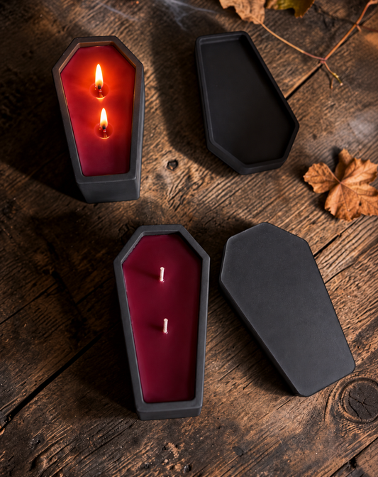 LAST LIGHT – Sarg Duftkerze | Halloween Kerze
