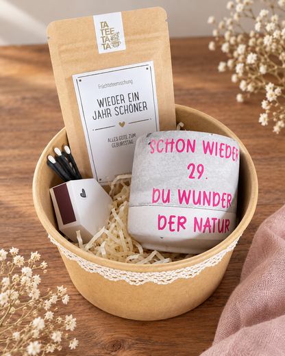 Kleine Geschenksets – liebevolle Auszeit & Geburtstagsgeschenke