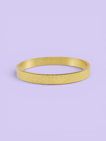 Leo Stainless Steel Armreif