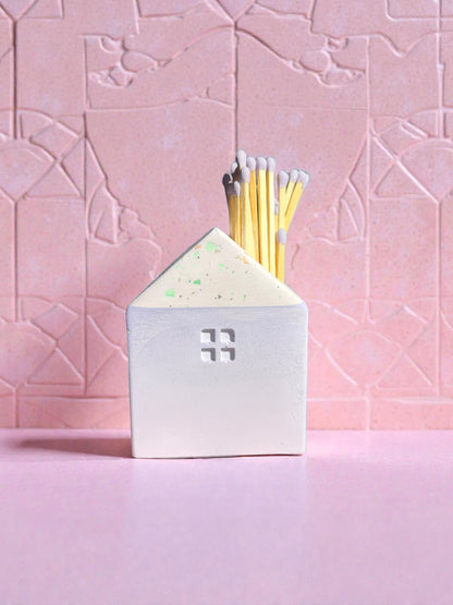 Streichholz Häuschen / Herz