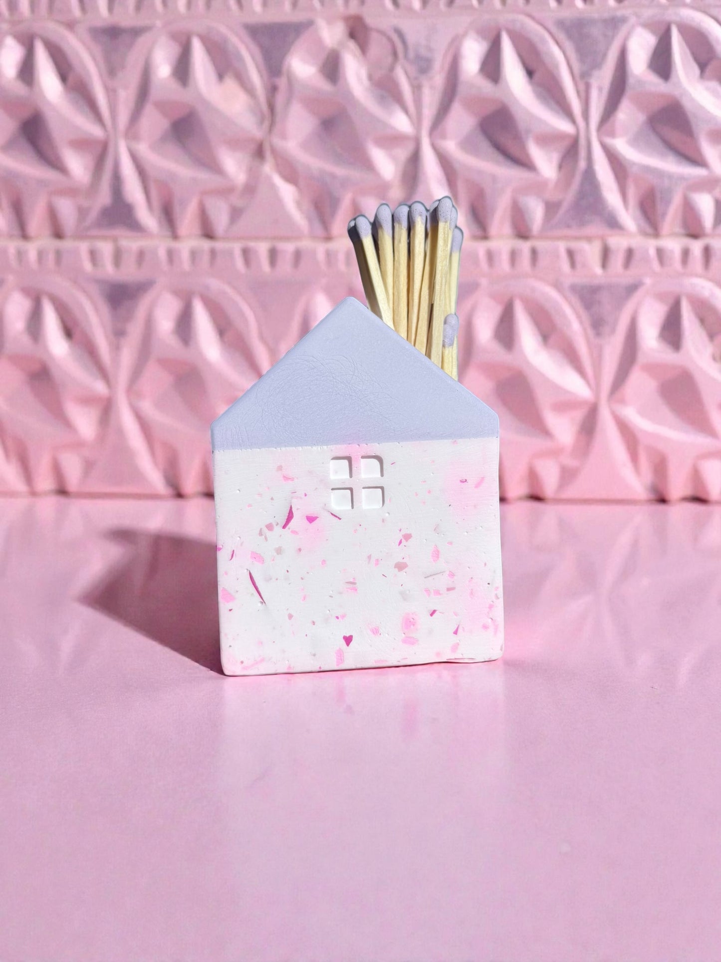 Streichholz Häuschen / Herz