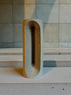 Handgegossene Beton Lampe