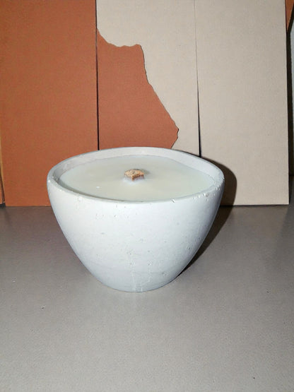 Beton Kerze , Wachsfresser