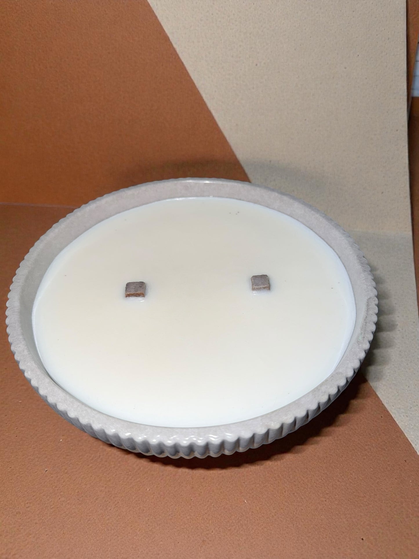 Beton Kerze , Wachsfresser