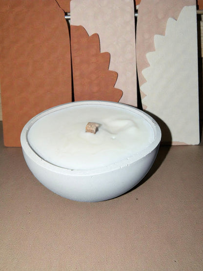 Beton Kerze , Wachsfresser