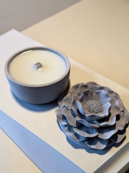 Beton Kerze , Wachsfresser