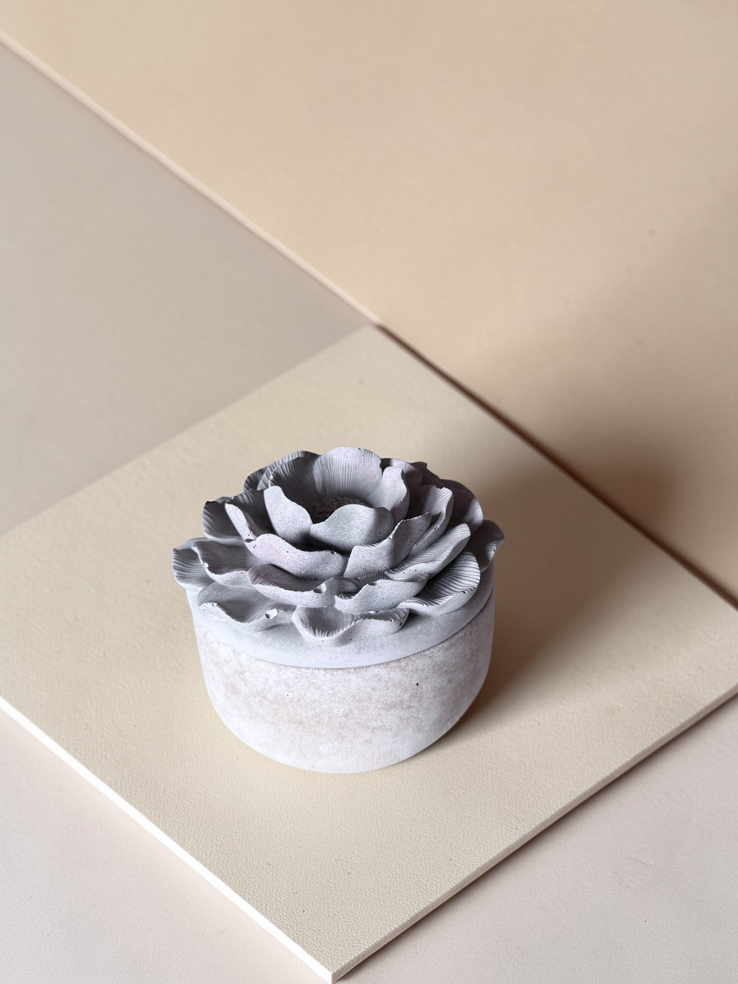 Beton Kerze , Wachsfresser