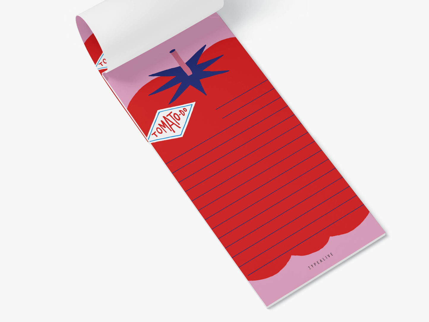 Notizblock "schmal" / Tomato Do