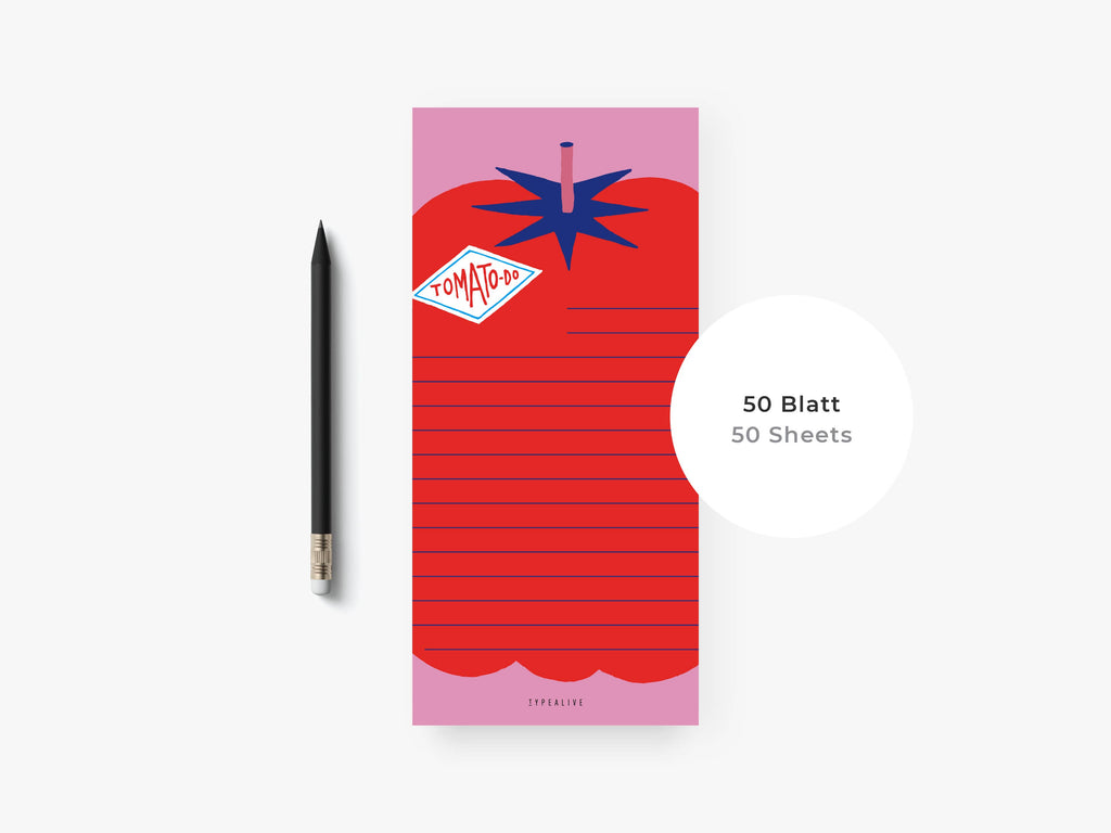 Notepad "slim" / Tomato Do