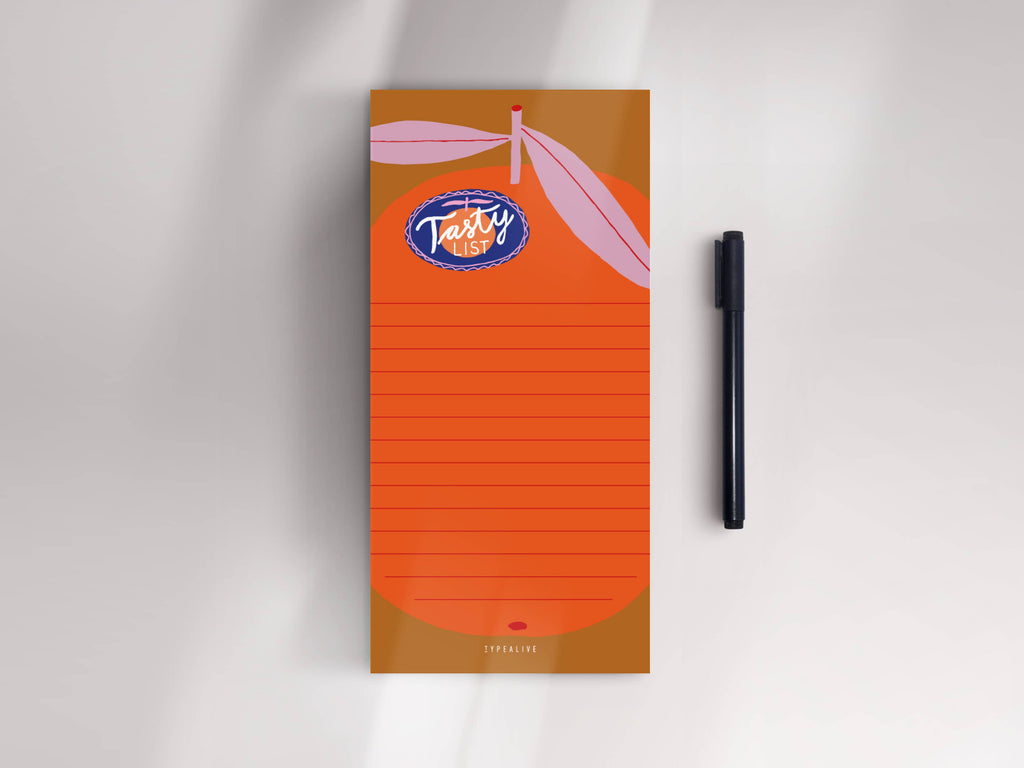 Notizblock "schmal" / Tasty List