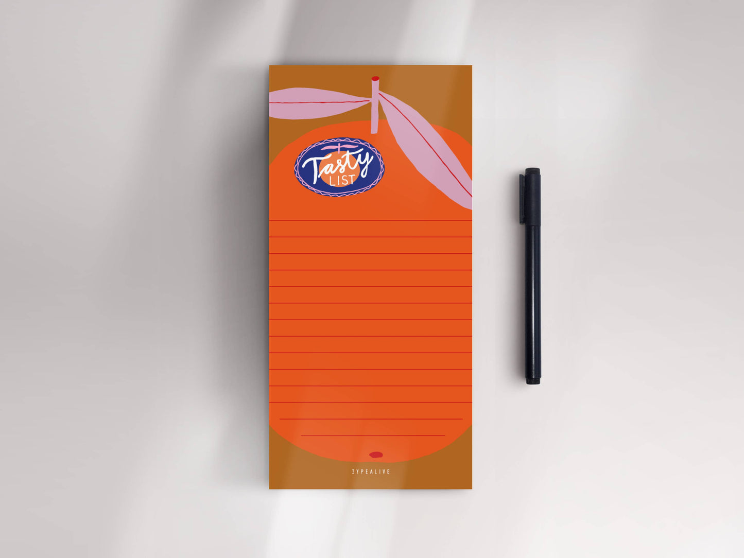 Notizblock "schmal" / Tasty List