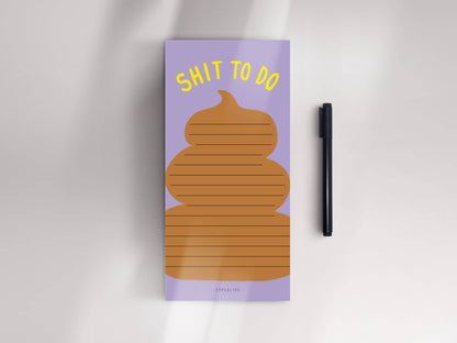 Notizblock "schmal" / Shit To Do