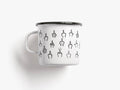 Tasse en émail / Va te faire f*&tre