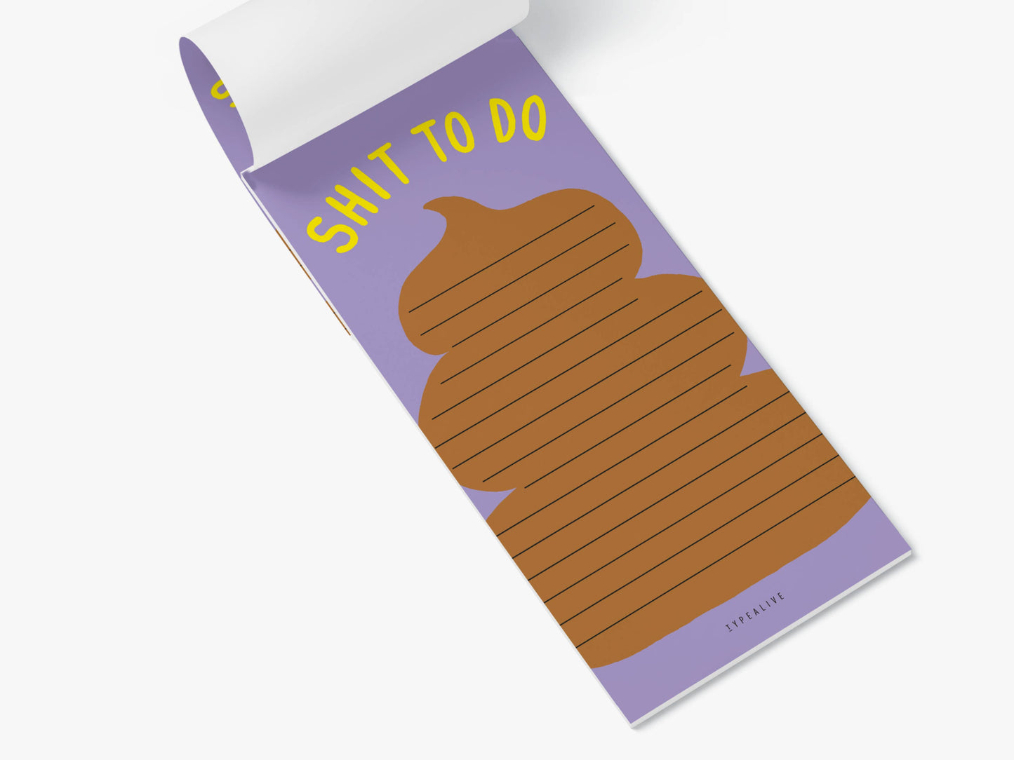 Notizblock "schmal" / Shit To Do