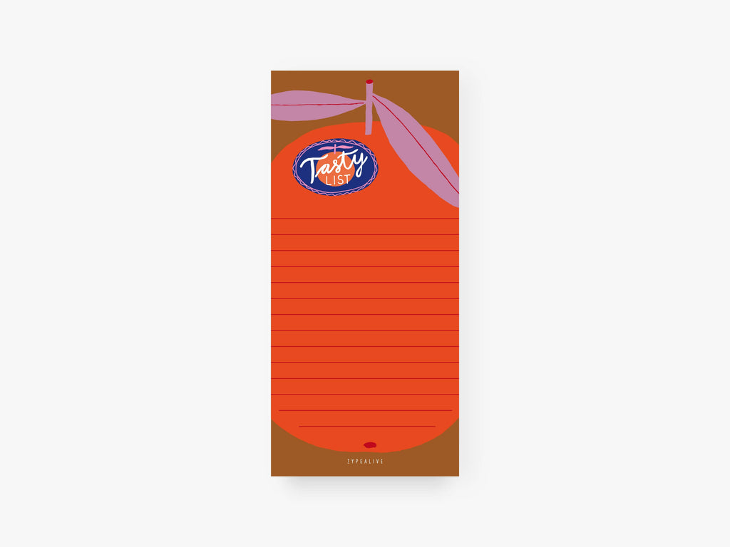 Notizblock "schmal" / Tasty List