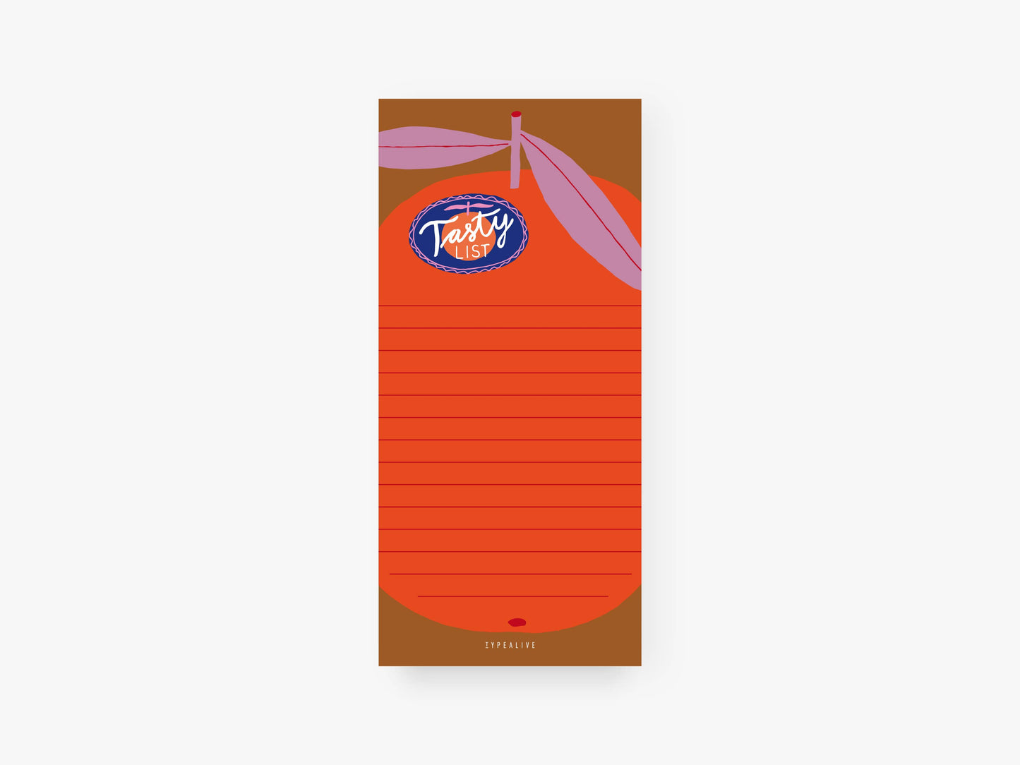 Notizblock "schmal" / Tasty List