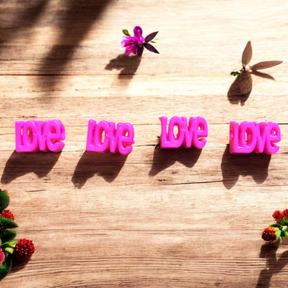 Leo Love Armband – Festival Armband mit “LOVE” Schriftzug aus Kunststoff – Leopard Design – Sommer Accessoire – Freundschaftsarmband – Handmade