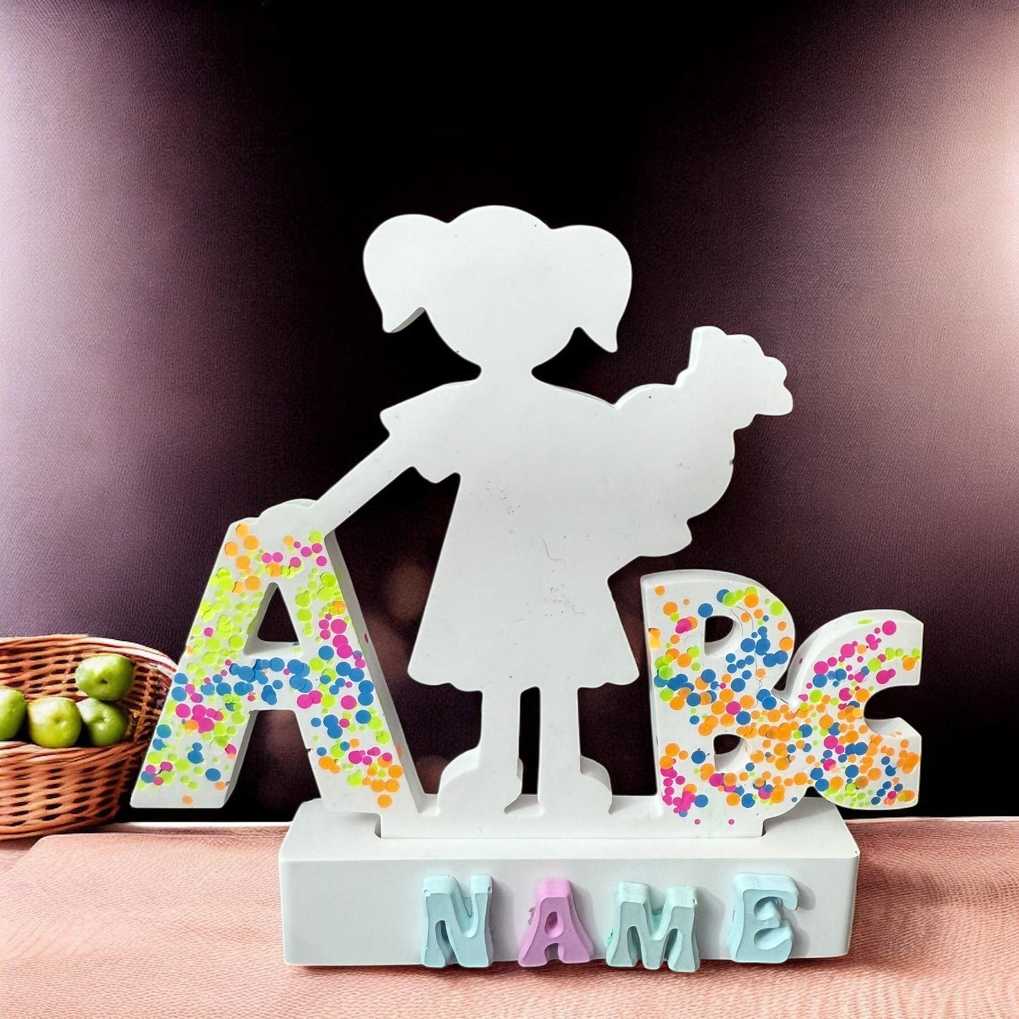 Personalisierte zur Einschulungsdeko – Name – Geschenk für Schulanfänger