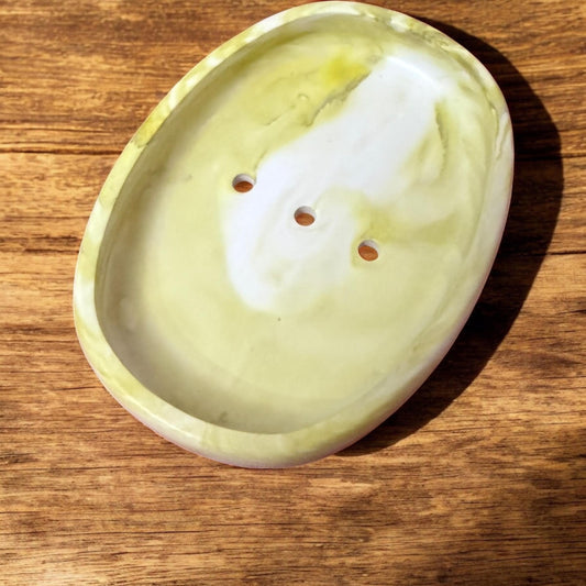 Handgemachte Seifenschale  | Aus Gießmasse | Versiegelt | Badezimmer Deko | Geschenkidee | Handmade Soap Dish