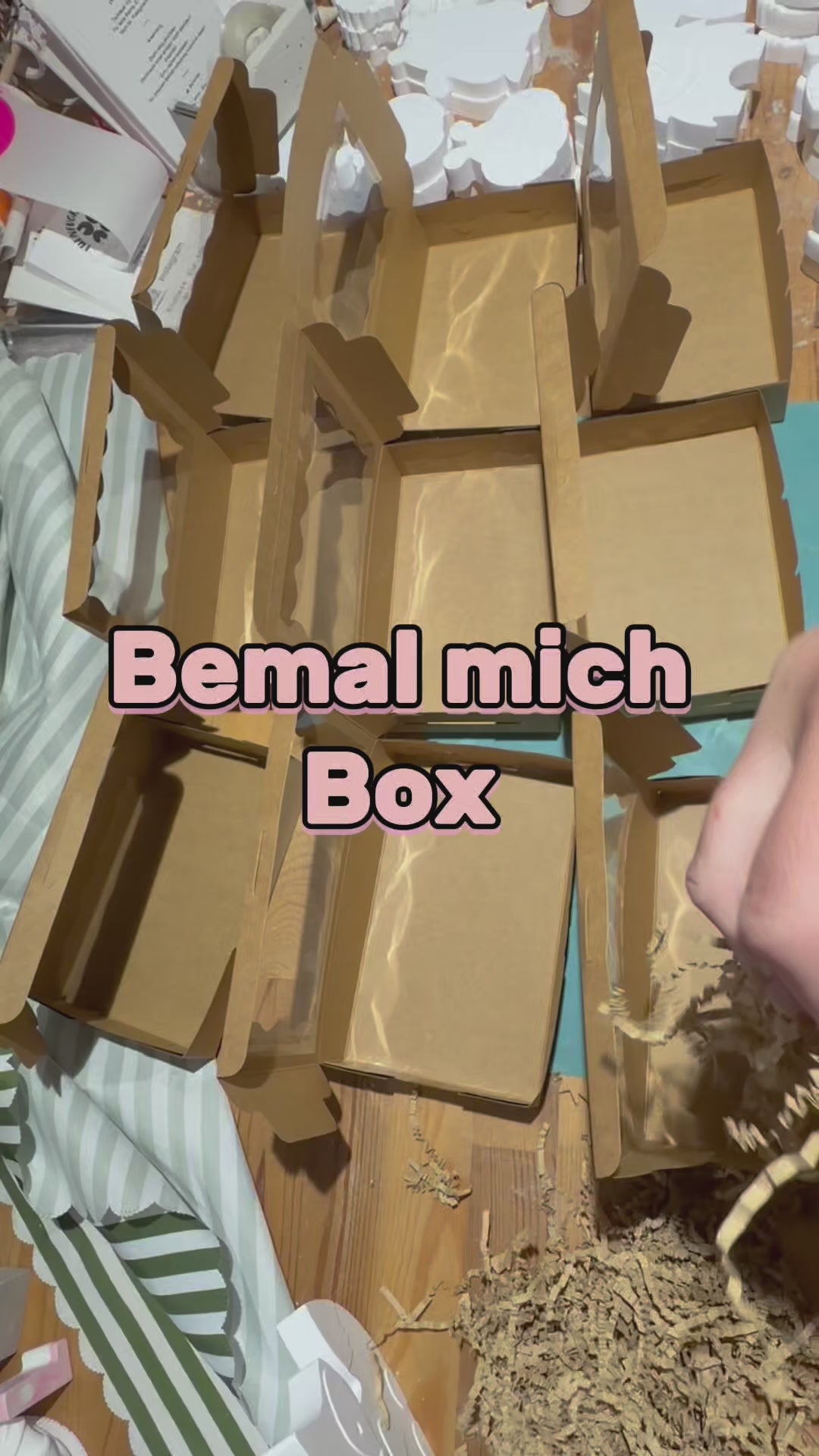 Mal Set Gipsfiguren - Geschenk Box